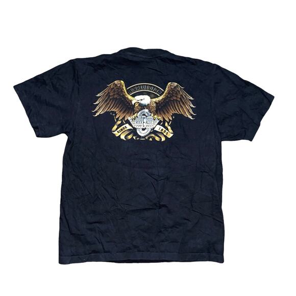 Rock Eagle Native American Bike Tee Size L - Picture 4 of 4